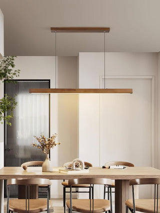 Linear Wooden Pendant Light Arkstarhome