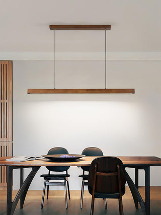 Linear Wooden Pendant Light Arkstarhome