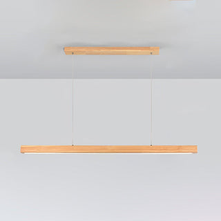 Linear Wooden Pendant Light Arkstarhome