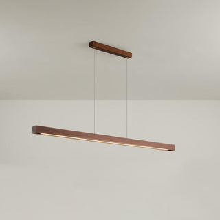 Linear Wooden Pendant Light Arkstarhome