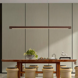 Linear Wooden Pendant Light Arkstarhome