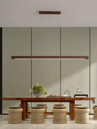 Linear Wooden Pendant Light Arkstarhome