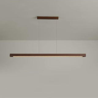 Linear Wooden Pendant Light Arkstarhome