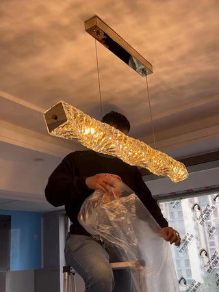 Long Crystal Pendant Lamp Arkstarhome