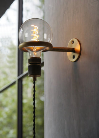 Loop Minimalist Wall Light With Wall Socket Arkstarhome