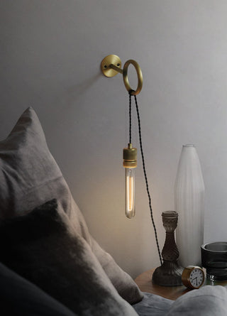 Loop Minimalist Wall Light With Wall Socket Arkstarhome