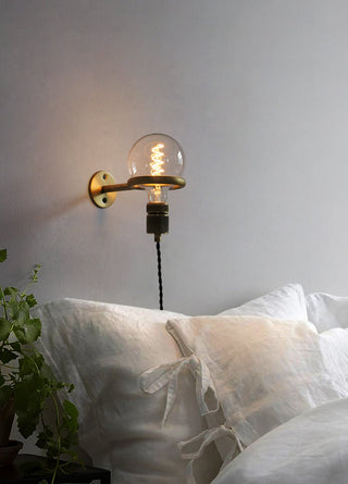 Loop Minimalist Wall Light With Wall Socket Arkstarhome