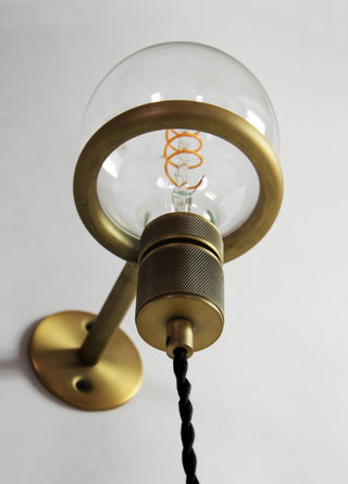Loop Minimalist Wall Light With Wall Socket Arkstarhome
