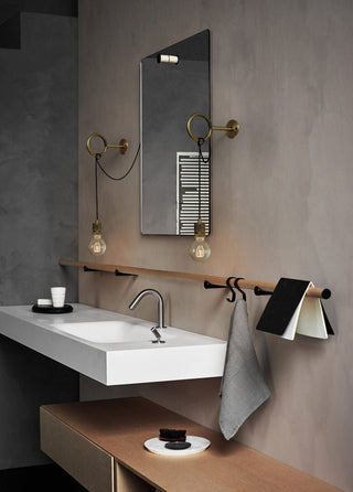 Loop Minimalist Wall Light With Wall Socket Arkstarhome
