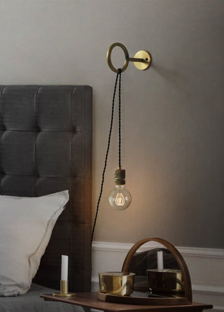 Loop Minimalist Wall Light With Wall Socket Arkstarhome