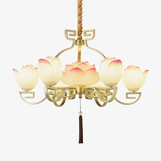 Lotus Bloom Chandelier Arkstarhome