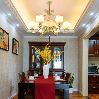 Lotus Bloom Chandelier Arkstarhome
