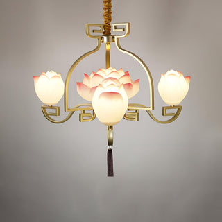 Lotus Bloom Chandelier Arkstarhome