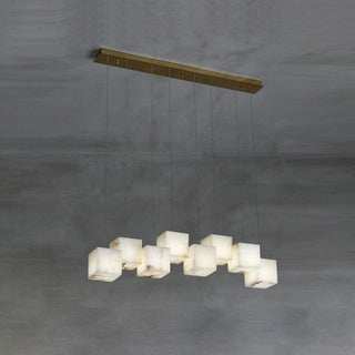 Alabaster Box Chandelier Arkstarhome