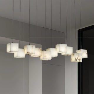 Alabaster Box Chandelier Arkstarhome