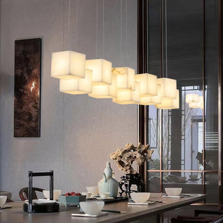 Alabaster Box Chandelier Arkstarhome