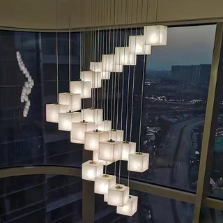 Alabaster Box Chandelier Arkstarhome