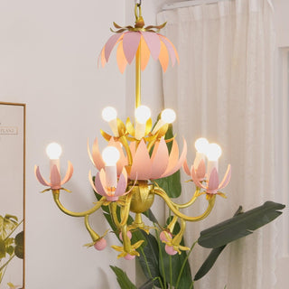 Mardi Gras Blossom Chandelier Arkstarhome
