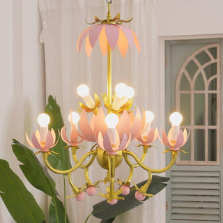 Mardi Gras Blossom Chandelier Arkstarhome
