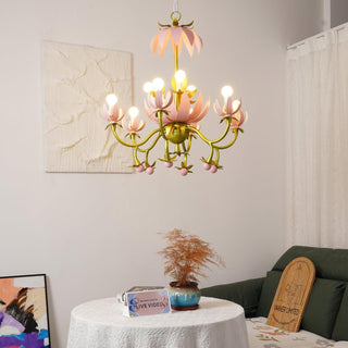 Mardi Gras Blossom Chandelier Arkstarhome
