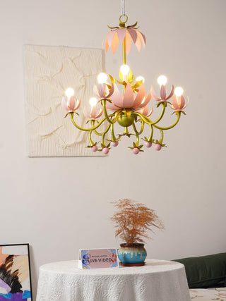 Mardi Gras Blossom Chandelier Arkstarhome