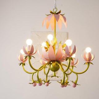 Mardi Gras Blossom Chandelier Arkstarhome