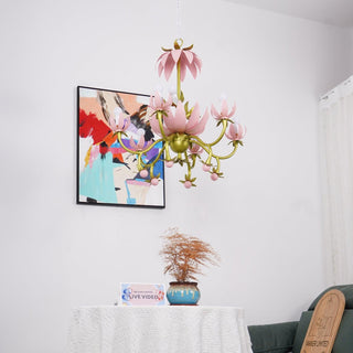Mardi Gras Blossom Chandelier Arkstarhome