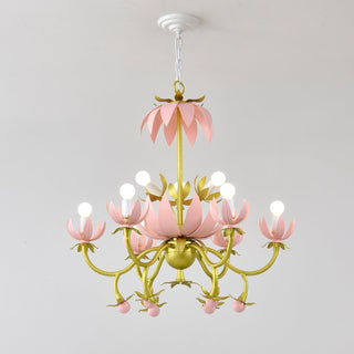 Mardi Gras Blossom Chandelier Arkstarhome