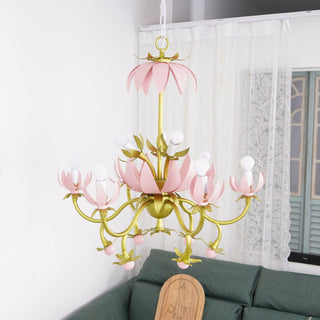 Mardi Gras Blossom Chandelier Arkstarhome