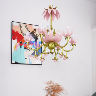 Mardi Gras Blossom Chandelier Arkstarhome