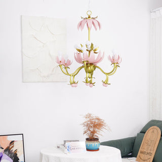 Mardi Gras Blossom Chandelier Arkstarhome