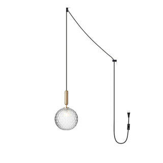 Scandiluxe Brass Pendant Swag Light Arkstarhome