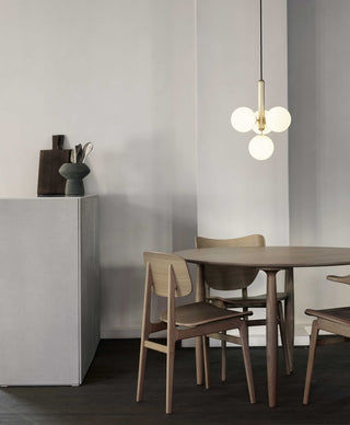 Scandiluxe Brass Pendant Swag Light Arkstarhome