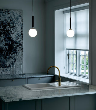 Scandiluxe Brass Pendant Swag Light Arkstarhome