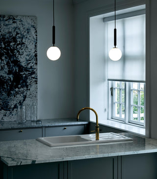 Scandiluxe Brass Pendant Swag Light Arkstarhome