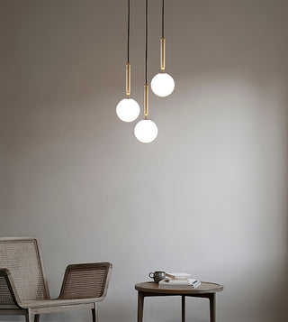 Scandiluxe Brass Pendant Swag Light Arkstarhome