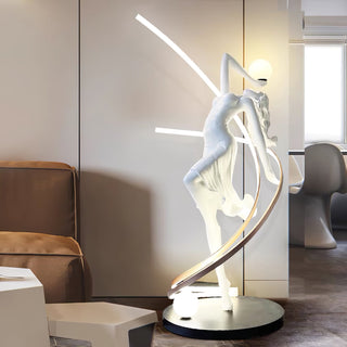 Misha Goddess Statue Floor Lamp Arkstarhome