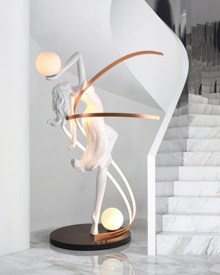 Misha Goddess Statue Floor Lamp Arkstarhome