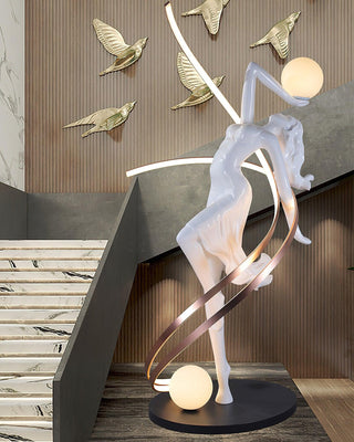 Misha Goddess Statue Floor Lamp Arkstarhome