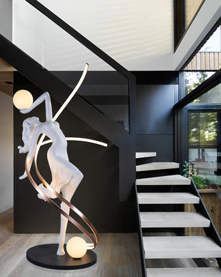 Misha Goddess Statue Floor Lamp Arkstarhome