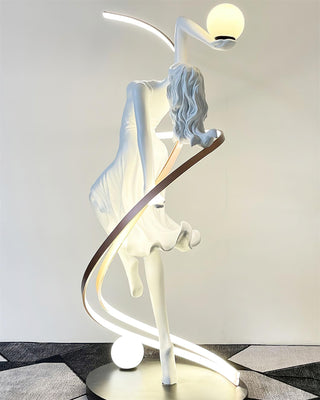 Misha Goddess Statue Floor Lamp Arkstarhome
