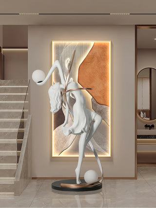 Misha Goddess Statue Floor Lamp Arkstarhome