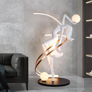 Misha Goddess Statue Floor Lamp Arkstarhome