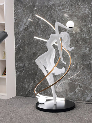 Misha Goddess Statue Floor Lamp Arkstarhome