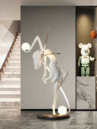Misha Goddess Statue Floor Lamp Arkstarhome