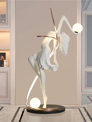 Misha Goddess Statue Floor Lamp Arkstarhome