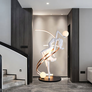 Misha Goddess Statue Floor Lamp Arkstarhome