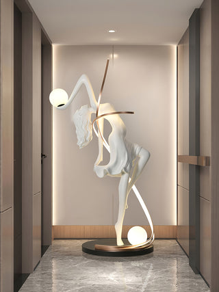 Misha Goddess Statue Floor Lamp Arkstarhome