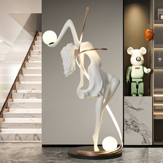 Misha Goddess Statue Floor Lamp Arkstarhome