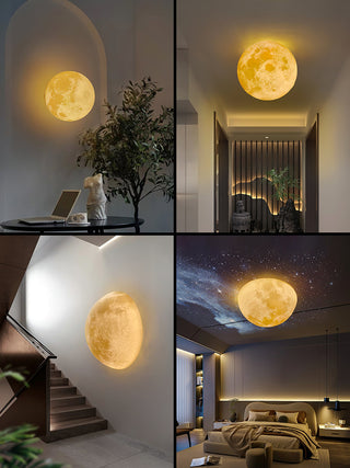 3D Moon Wall Lamp Arkstarhome